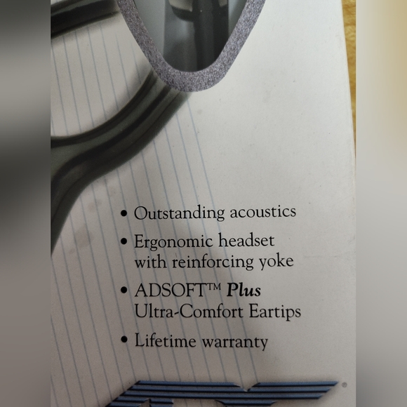 ADC Adscope 603 Clinician Stethoscope New In Box MA Dr Vet Student - Picture 3 of 8